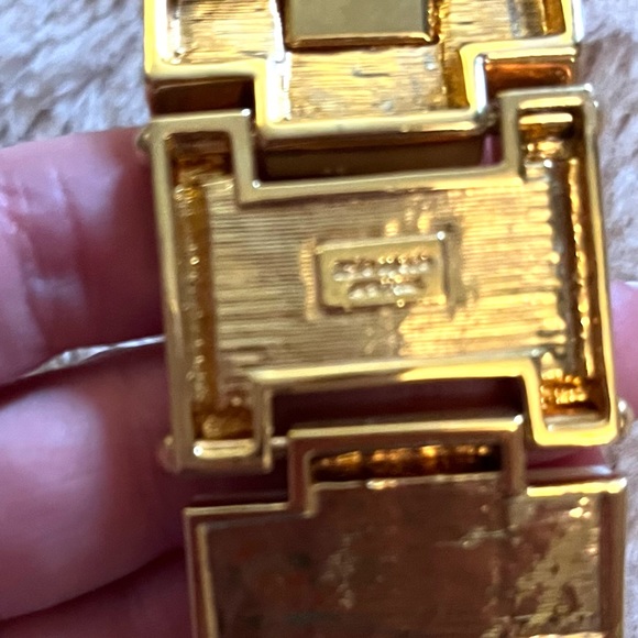 Kate spade gold and enamel bracelet - Picture 3 of 6